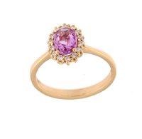 Anello Soranzo Gioielli Donna Pietre Preziose in Oro rosa Zaffiro GI10368435 - GI10368435